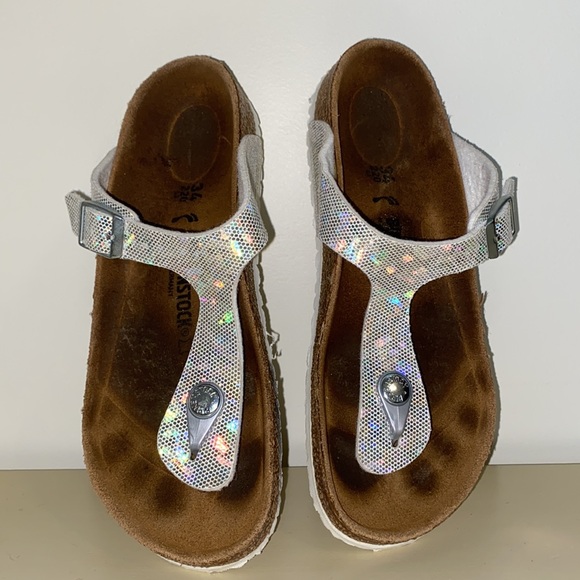 Kids BIRKENSTOCK Gizeh Microfiber Size 34 - Picture 4 of 13